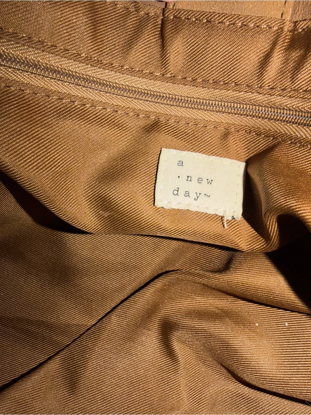 A New Day Faux Suede Tote Bag in Brown